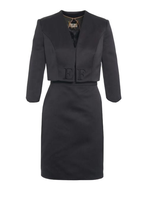 DRESS WITH JACKET ELISABETTA FRANCHI | TB00161E2110 nero